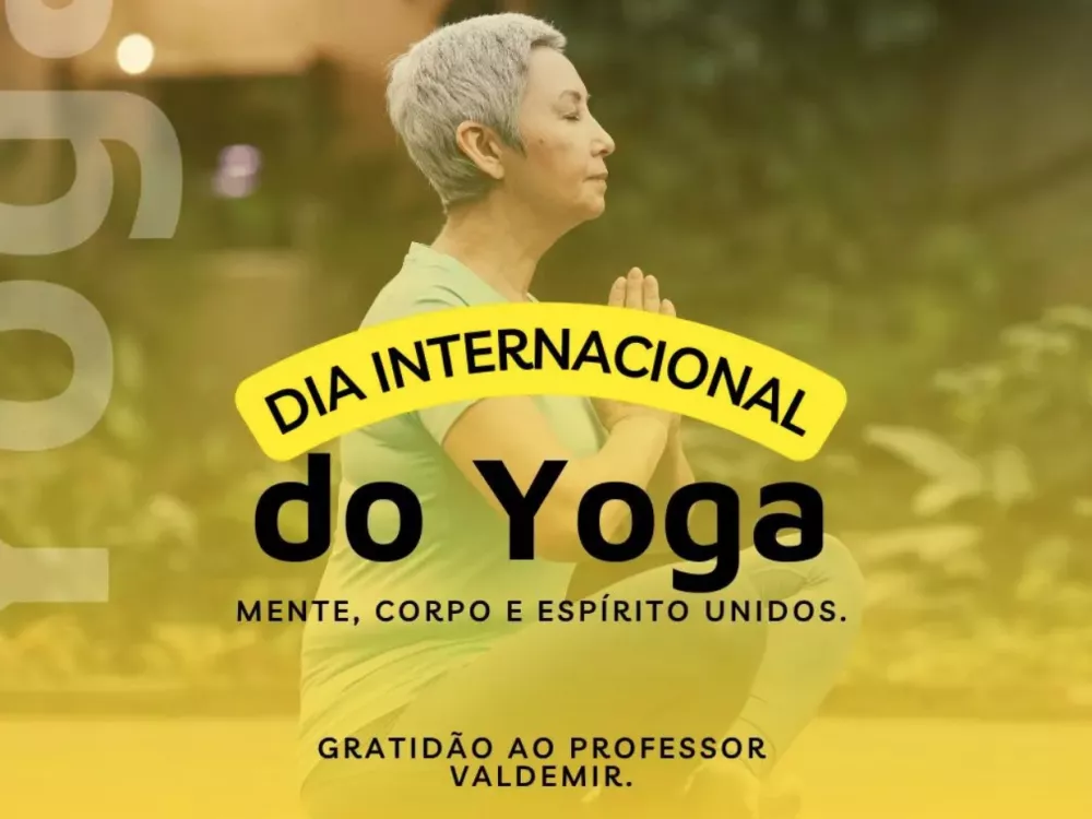 Dia Internacional da Yoga - Agradecimentos ao Prof. Valdemir